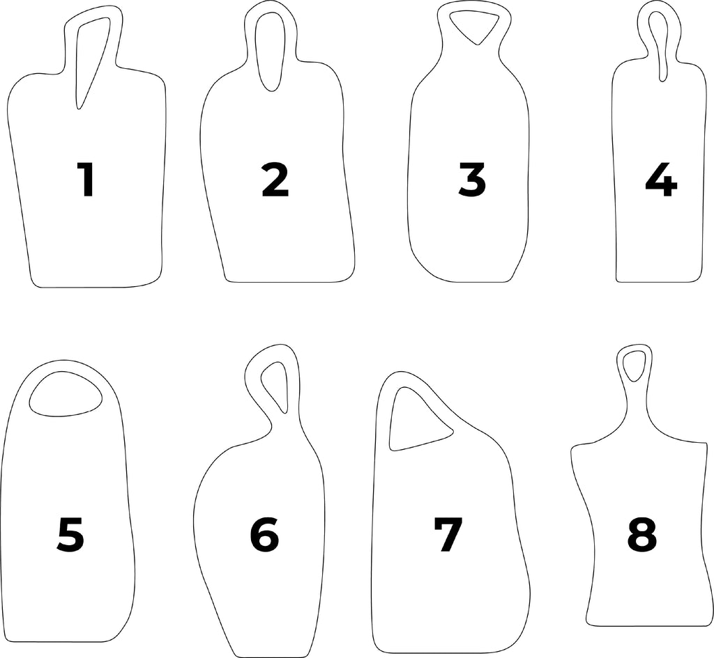 8 Cutting & Charcuterie Board Designs – SVG, DXF, Laser Cut & CNC Templates