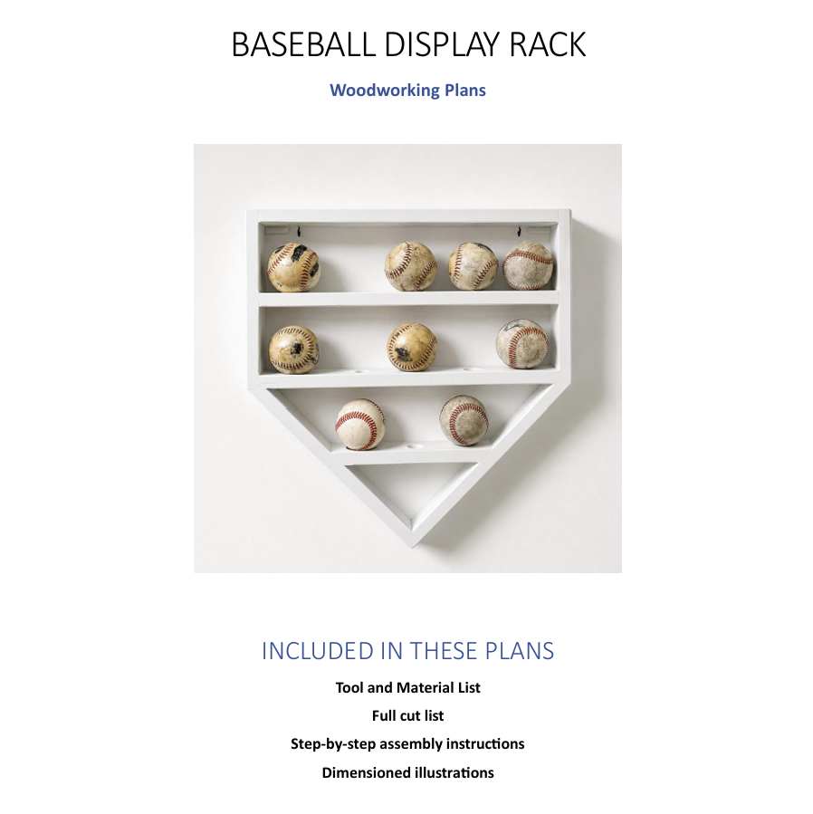 Baseball Display Build Plans
