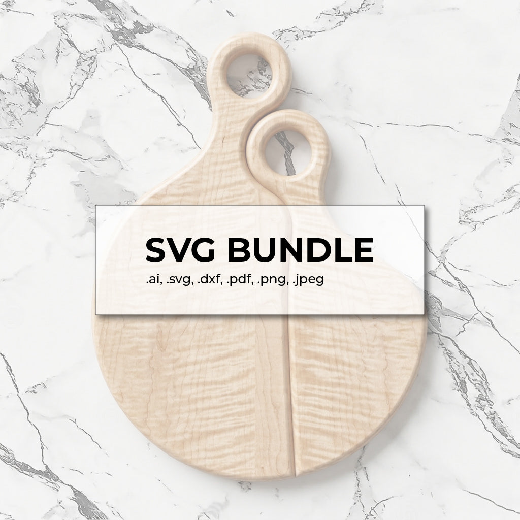 Mr & Mrs Charcuterie Board Template SVG | Couple Serving Board Design | CNC & Laser Cutting File