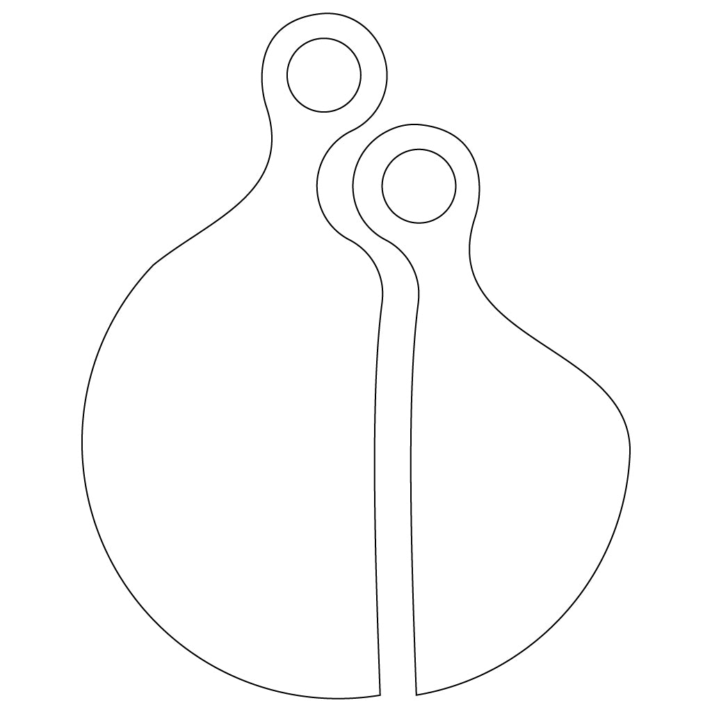 Mr & Mrs Charcuterie Board Template SVG | Couple Serving Board Design | CNC & Laser Cutting File